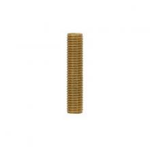 Satco Products Inc. 90/2134 - 1/8 IP Solid Brass Nipple; Unfinished; 1-3/4" Length; 3/8" Wide